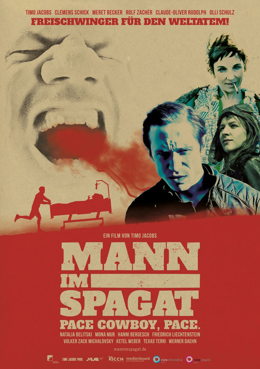 Mann,im,Spagat,佩斯、牛仔、佩斯 